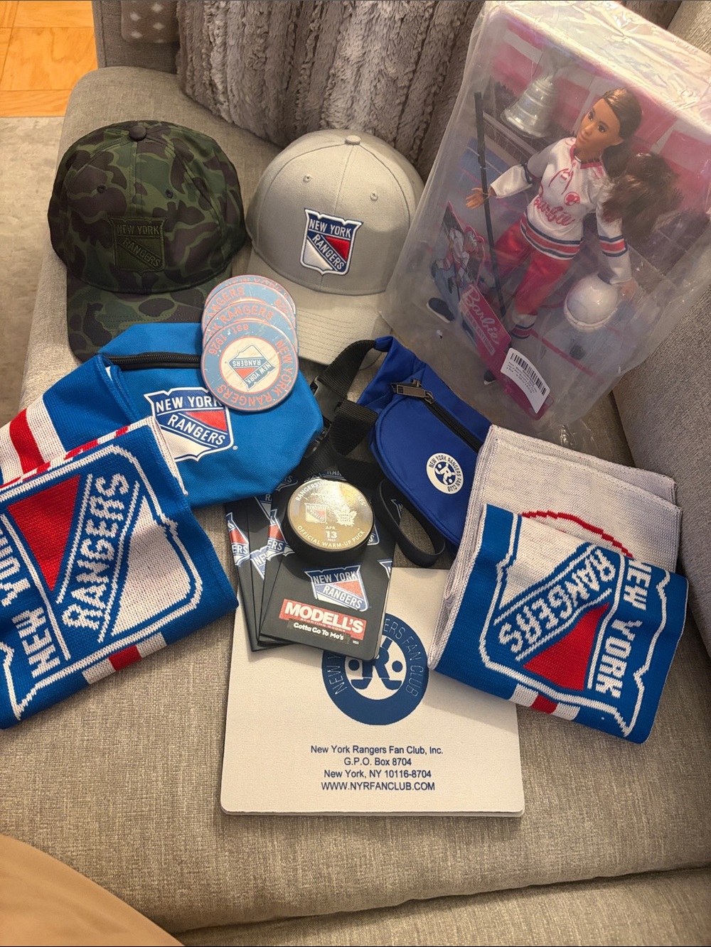 Blue Crossbody Sling Bag - Official NHL Fan Accessory a complete Lot